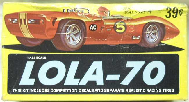 Palmer 1/32 Lola 70, 391 plastic model kit